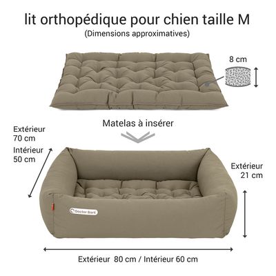 Doctor Bark Lit pour chien orthopédique