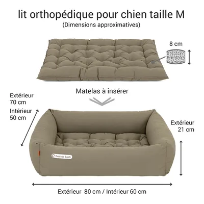 Doctor Bark Lit pour chien orthopédique