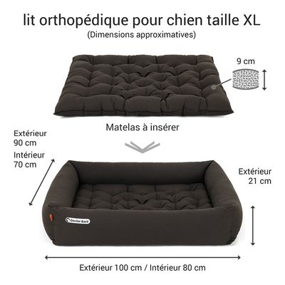Doctor Bark Lit pour chien orthopédique