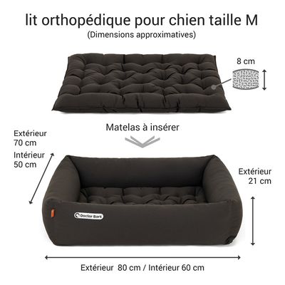 Doctor Bark Lit pour chien orthopédique