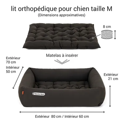 Doctor Bark Lit pour chien orthopédique Doctor Bark Lit pour chien orthopédique