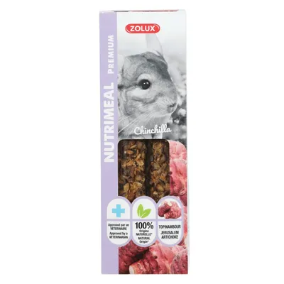zolux - Friandises 2 sticks premium topinambour pour chinchilla, pour ronge