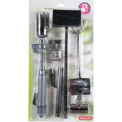 Kit de nettoyage aquarium aspirateur + racloir + épuisette
