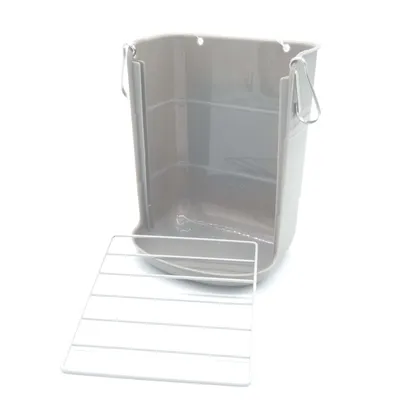 Flamingo - Râtelier à foin et écuelle pour rongeur 15 X 18 X 12CM pour lapi