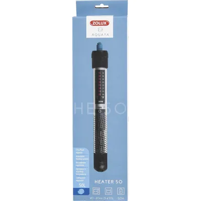 Chauffage d'aquarium heater 50 zolux 50 w 23 cm