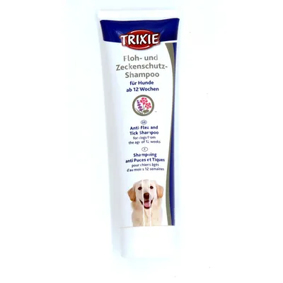 Shampoing antipuces et tiques pour chiens 250 ml Shampoing antipuces et tiques pour chiens 250 ml