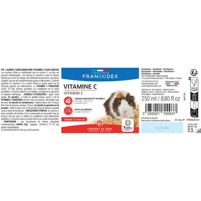 Vitamine C pour cobaye 250 ml