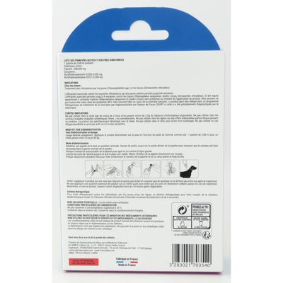 Francodex - 4 Pipettes Fipromedic 268 mg antiparasitaire Pour Chiens de 20
