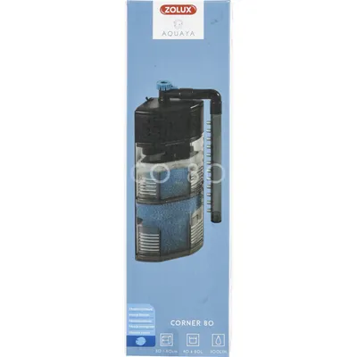 Filtration intérieure corner 80 zolux 5 W pour aquarium de 40 à 80 L