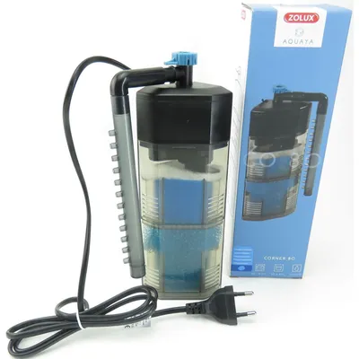 Filtration intérieure corner 80 zolux 5 W pour aquarium de 40 à 80 L