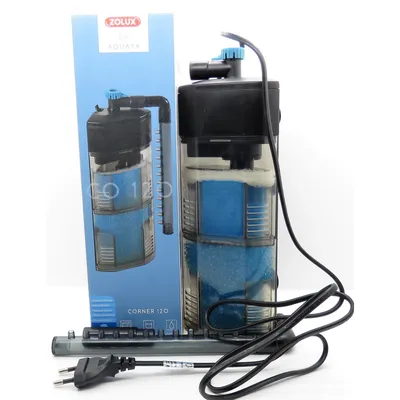 Filtration intérieure corner 120 zolux 6 W pour aquarium de 80 à 120 L