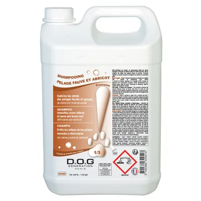 Shampooing Pelage Fauve et Abricot Dog Generation