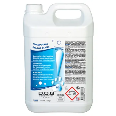 Shampooing Pelages Blancs Dog Generation