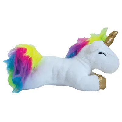 Chadog Peluche Licorne blanche et or 15 cm
