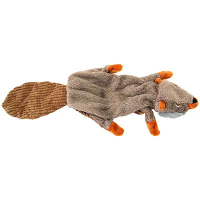 Chadog Castor plat peluche chien