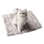 Maxcor Tapis Rectangulaire Chat&Chien - Réversible été/hiver - Petit Beige
