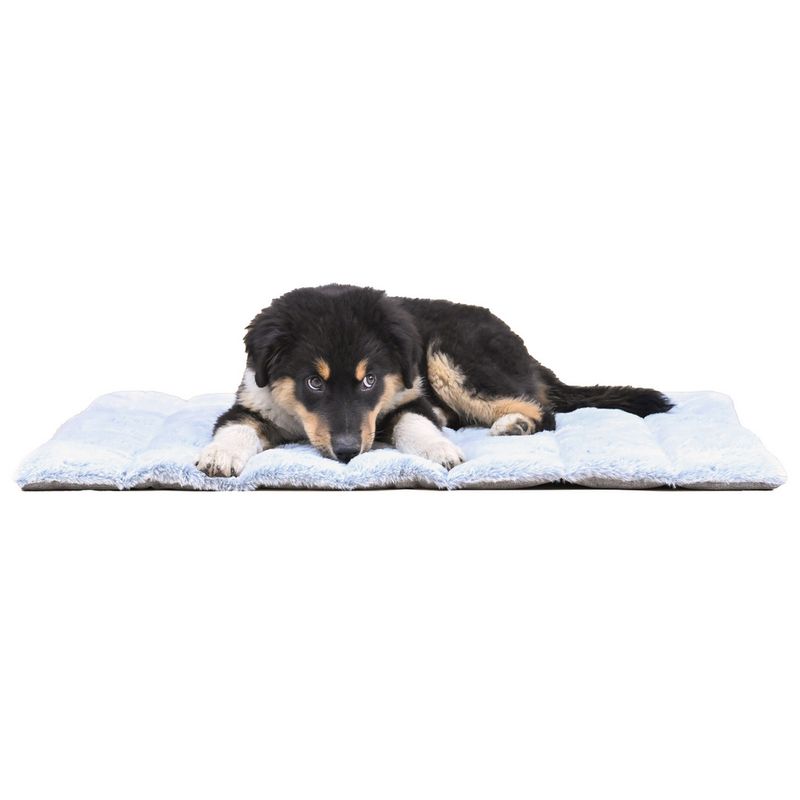 Maxcor Tapis Rectangulaire pour Chien - Réversible été/hiver - Moyen Gris