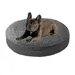 MaxCor Coussin Rond à Mémoire de Forme Réversible Chien- Moyen(L)Anthracite