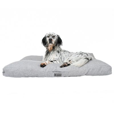 MaxCor Coussin Rectangulaire à Mémoire de Forme pour Chien - Grand Beige
