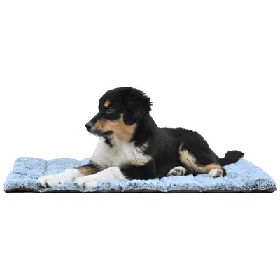 Maxcor Tapis Rectangulaire Chien - Réversible été/hiver - Moyen Anthracite