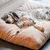 MaxCor Coussin Rectangulaire à Mémoire de Forme pour Chien - Moyen Beige