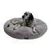 MaxCor Coussin Rond à Mémoire de Forme Réversible Chien - Grand (XL) Beige