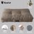MaxCor Coussin Rectangulaire à Mémoire de Forme pour Chien - Grand Beige