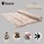 Maxcor Tapis Rectangulaire pour Chien - Réversible été/hiver - Grand Beige