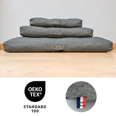 MaxCor Coussin Rectangulaire à Mémoire de Forme Chien - Grand Anthracite