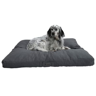 MaxCor Coussin Rectangulaire à Mémoire de Forme pour Chien - Grand Beige