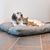 MaxCor Coussin Rectangulaire à Mémoire de Forme Chien - Grand Anthracite