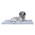 Maxcor Tapis Rectangulaire pour Chien - Réversible été/hiver - Grand Gris