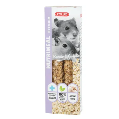 Friandises 2 sticks premium avoine pour hamster et gerbille
