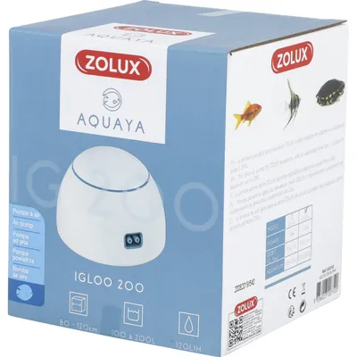 Pompe à air igloo 200 blanc puissance 2.0 W débit max 120 L/H.