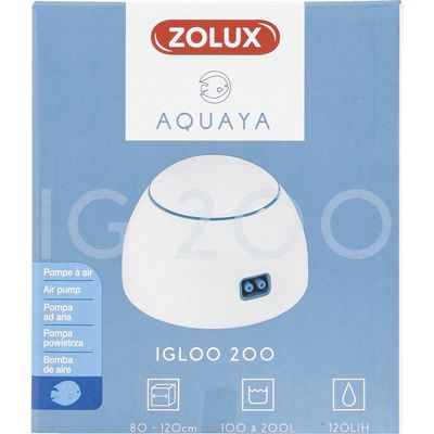 Pompe à air igloo 200 blanc puissance 2.0 W débit max 120 L/H.