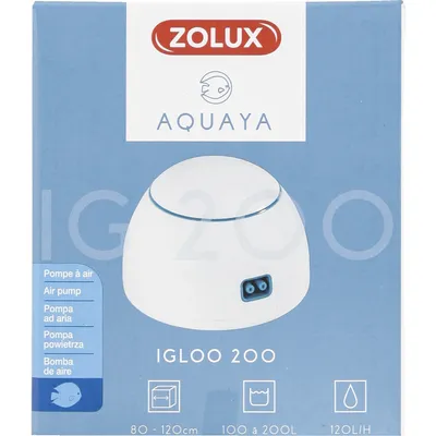 Pompe à air igloo 200 blanc puissance 2.0 W débit max 120 L/H.