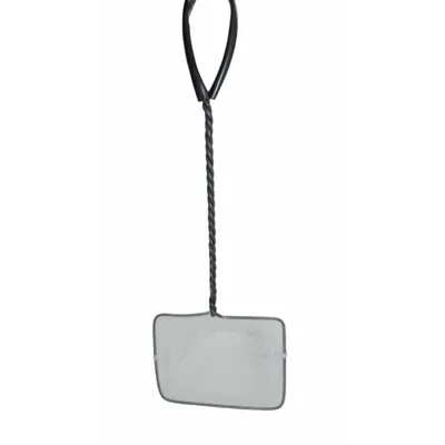 Epuisette filet blanc, maille fine aquarium