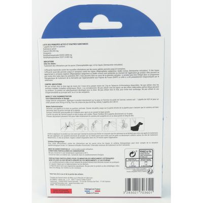 2 Pipettes Fipromedic 402 mg antiparasitaire