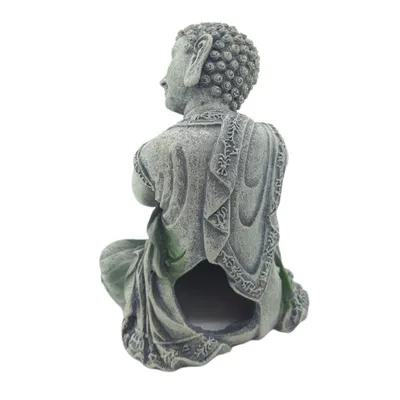 Statue bouddha assis ø 10 cm, hauteur 12 cm