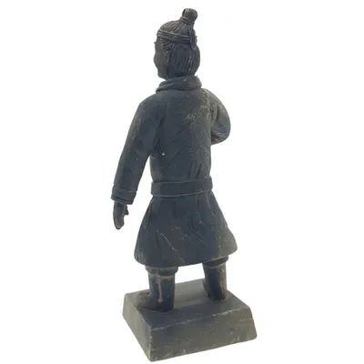 Statuette guerrier chinois Qin 6 L, hauteur 14 cm