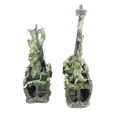 épave herald en deux parties aquarium