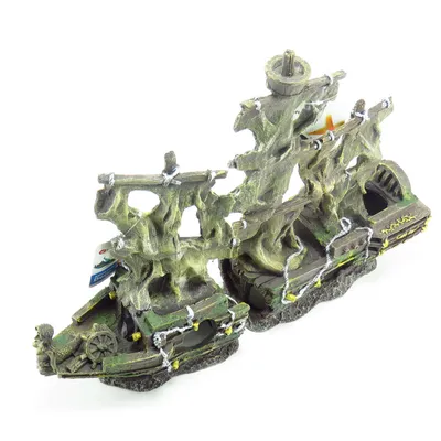 épave herald en deux parties aquarium