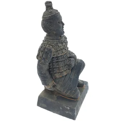 Statuette guerrier chinois Qin 2 L, hauteur 11 cm