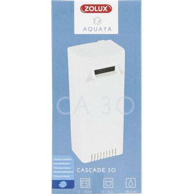 Filtration aquarium cascade 30, puissance 3w 180l/h