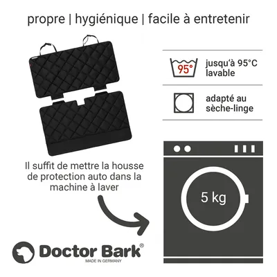 Doctor Bark Protection de siège VW Multivan 2 places