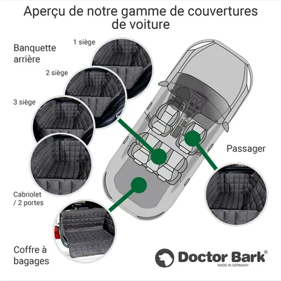 Doctor Bark Housse de siège auto 1 place