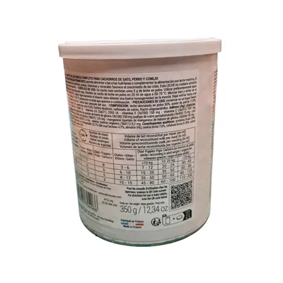 Lait maternisé complet 350 g pour chiot, chaton, lapereau Lait maternisé complet 350 g pour chiot, chaton, lapereau