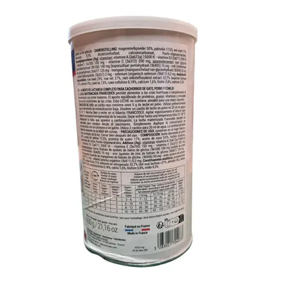 Lait maternisé complet 600 g pour chiot, chaton, lapereau