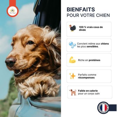 France Croquettes - Friandise pour chien - Cous de dinde