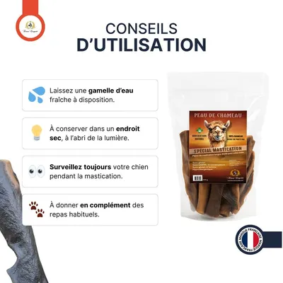 France Croquettes - Peaux de chameau - ultraresistant & hypoallergénique